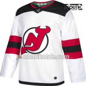 New Jersey Devils Trikot Blank Adidas Weiß Authentic - Kinder